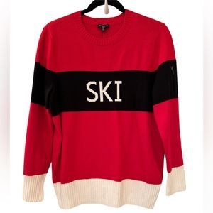 NWOT- Talbots Colorblock “Ski” Thermolite Crew Neck Sweater